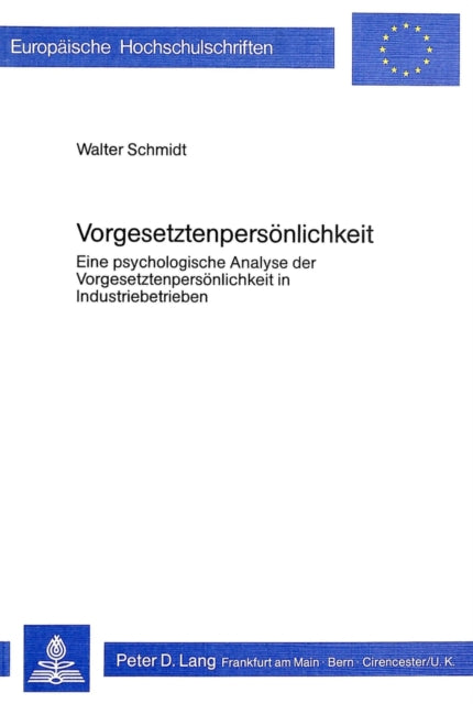 Book cover of: Vorgesetztenpersoenlichkeit
