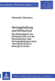 Book cover of: Vertragshaftung und Drittschutz