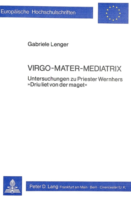 Book cover of: Virgo - Mater - Mediatrix