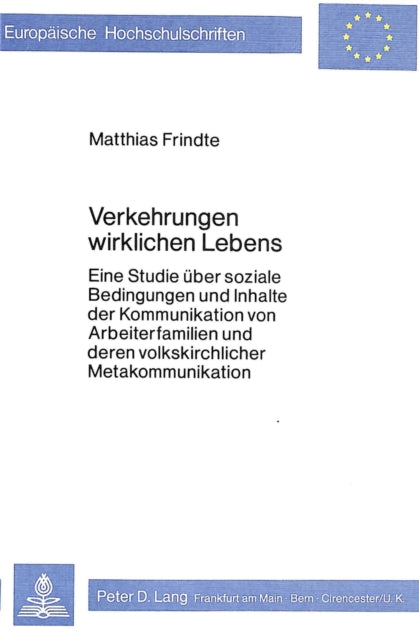 Book cover of: Verkehrungen wirklichen Lebens