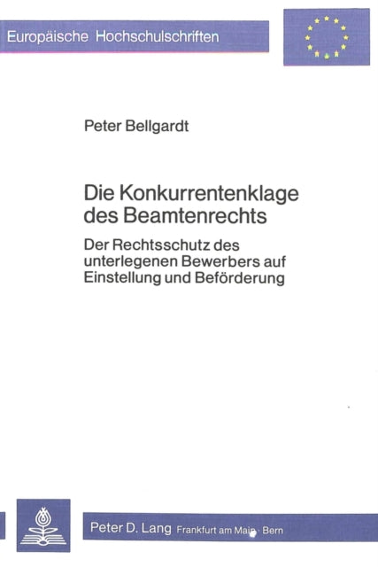 Book cover of: Die Konkurrentenklage des Beamtenrechts