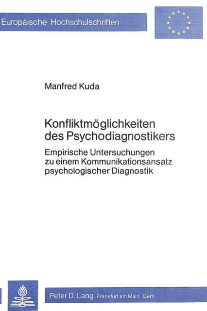 Book cover of: Konfliktmoeglichkeiten des Psychodiagnostikers