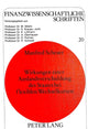 Book cover of: Wirkungen einer Auslandsverschuldung des Staates bei flexiblen Wechselkursen. By: Manfred Scheuer