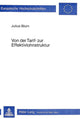 Book cover of: Von der Tarif- zur Effektivlohnstruktur. By: Julius Blum