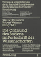 Book cover of: Die Ordnung des Bodens im Fortschritt der Wissenschaften- La planification du sol dans le cadre du progres- Land Use Planning; Contribution of the different Scientific Disciplines