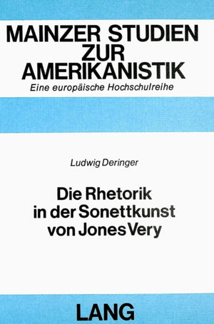 Die Rhetorik in der Sonettkunst von Jones Very