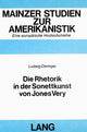 Book cover of: Die Rhetorik in der Sonettkunst von Jones Very