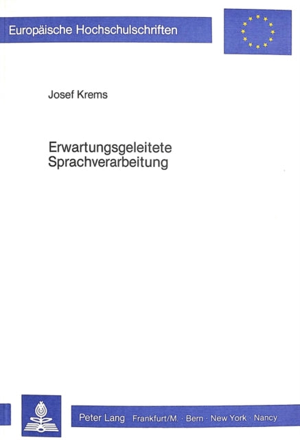 Book cover of: Erwartungsgeleitete Sprachverarbeitung