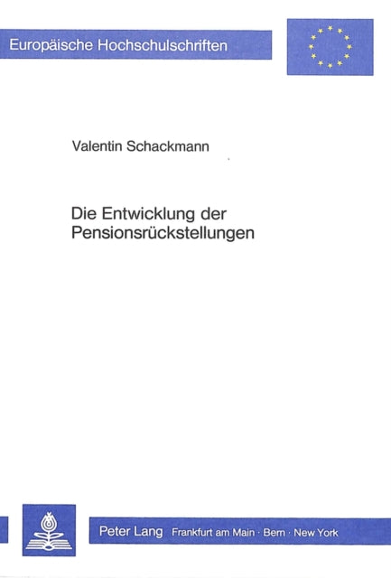 Book cover of: Die Entwicklung der Pensionsrueckstellungen