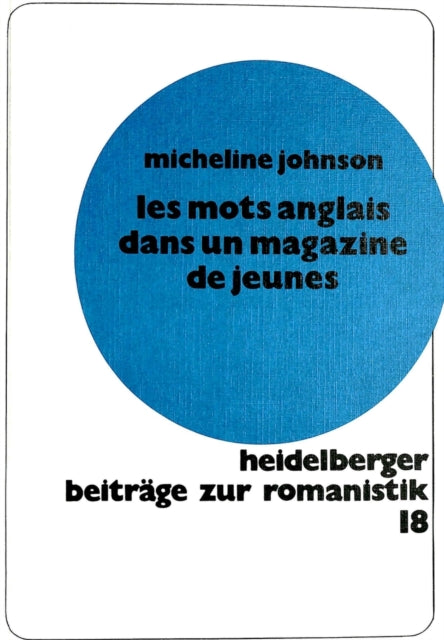 Book cover of: Les mots anglais dans un magazine de jeunes
