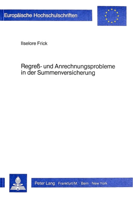 Book cover of: Regress- und Anrechnungsprobleme in der Summenversicherung