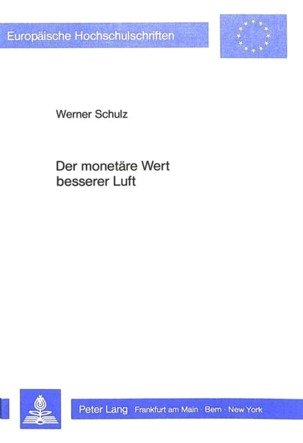 Book cover of: Der monetaere Wert besserer Luft