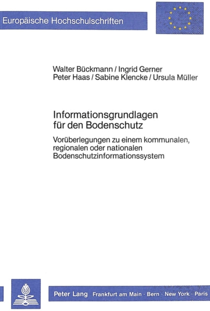 Book cover of: Informationsgrundlagen fuer den Bodenschutz