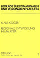 Book cover of: Regionale Entwicklung in Malaysia