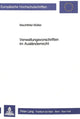 Book cover of: Verwaltungsvorschriften im Auslaenderrecht