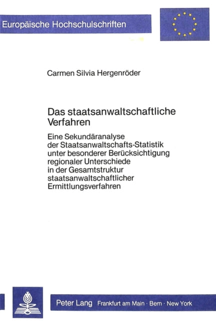 Book cover of: Das staatsanwaltschaftliche Verfahren