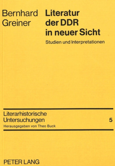 Book cover of: Literatur der DDR in neuer Sicht