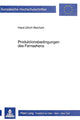 Book cover of: Produktionsbedingungen des Fernsehens