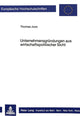Book cover of: Unternehmensgruendungen aus wirtschaftspolitischer Sicht