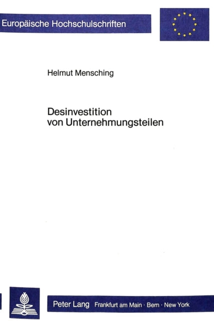 Book cover of: Desinvestition von Unternehmungsteilen