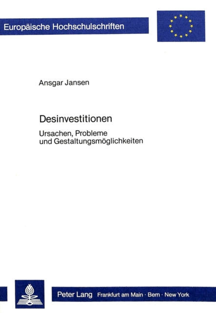 Book cover of: Desinvestitionen
