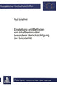 Book cover of: Einstellung und Befinden von Inhaftierten unter besonderer Beruecksichtigung der Suicidalitaet