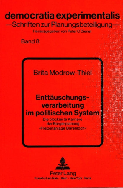 Book cover of: Enttaeuschungsverarbeitung im politischen System