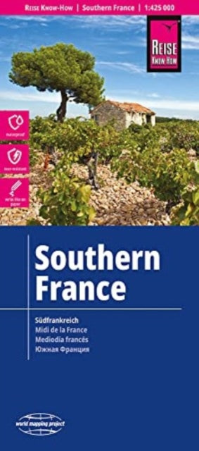 Book cover of: Southern France (1:425.000)