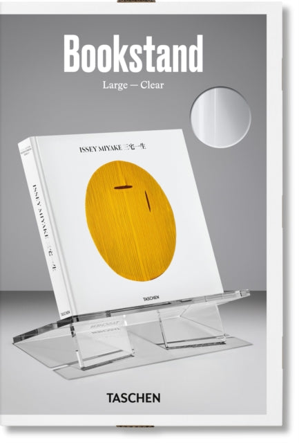Book cover of: Bookstand. Large. Clear. By: TASCHEN
