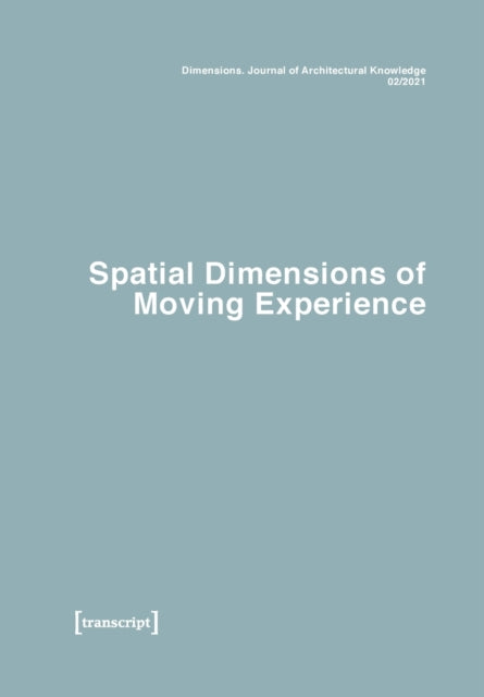 Book cover of: Dimensions: Journal of Architectural Knowledge. By: Virginie Roy