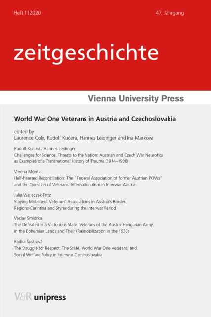 Book cover of: World War One Veterans in Austria and Czechoslovakia. By: Laurence Cole