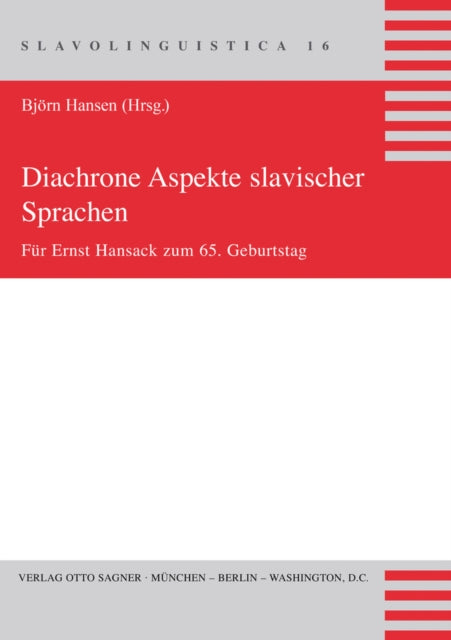 Book cover of: Diachrone Aspekte Slavischer Sprachen. By: Ernst Hansack