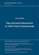 Book cover of: Das polnische Bauerntum im Werk Eliza Orzeszkowas. By: Julius Mrosik