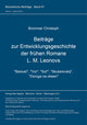 Book cover of: Beitraege zur Entwicklungsgeschichte der fruehen Romane L. M. Leonovs
