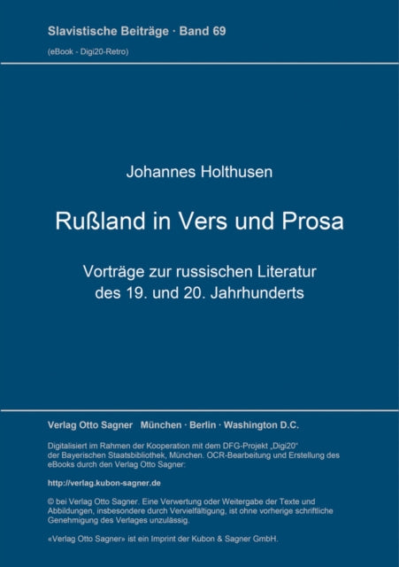Book cover of: Ruland in Vers und Prosa