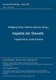 Book cover of: Aspekte der Slavistik