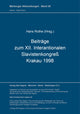 Book cover of: Beitraege zum XII. Internationalen Slavistenkongre, Krakau 1998