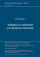 Book cover of: Aufsaetze zur polnischen und deutschen Romantik