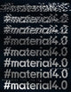 Book cover of: #material4.0. By: Madeleine Frey