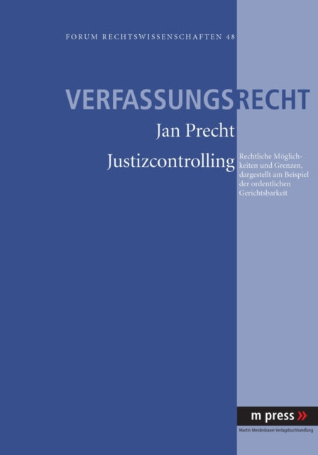 Book cover of: Justizcontrolling. By: Jan Precht