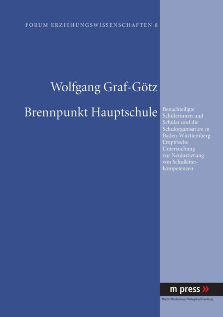 Book cover of: Brennpunkt Hauptschule. By: Wolfgang Graf-Götz