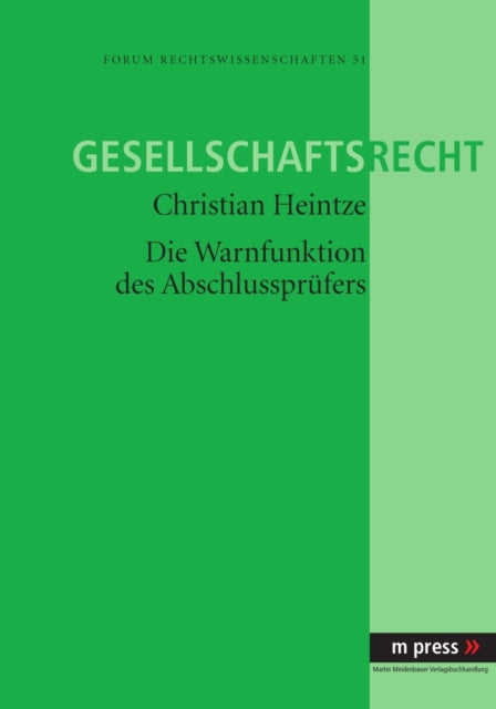 Book cover of: Die Warnfunktion Des Abschlusspruefers. By: Christian Heintze