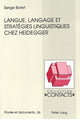 Book cover of: Langue, Langage Et Strategies Linguistiques Chez Heidegger