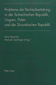 Book cover of: Probleme der Rechtsueberleitung in der Tschechischen Republik, Ungarn, Polen und der Slowakischen Republik