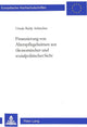 Book cover of: Finanzierung von Alterspflegeheimen aus oekonomischer und sozialpolitischer Sicht