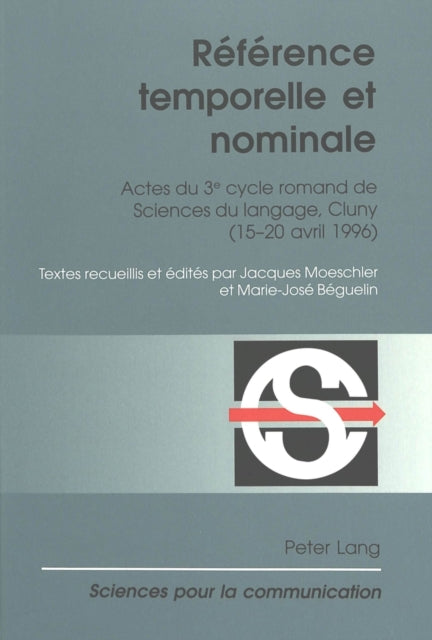 Book cover of: Reference temporelle et nominale. By: Marie-Jose Beguelin
