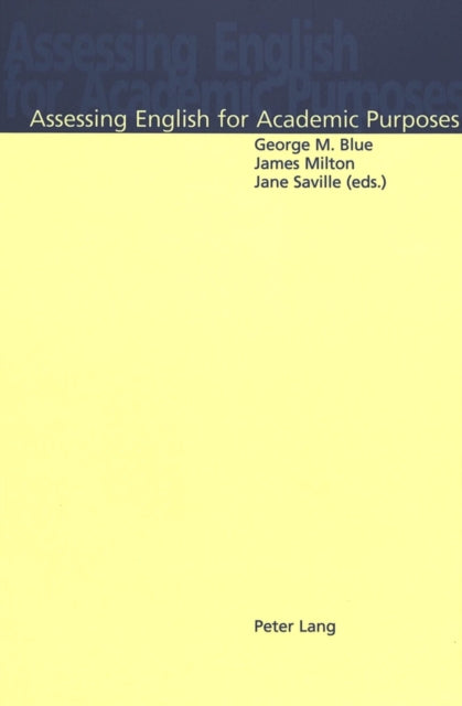 Book cover of: Assessing English for Academic Purposes