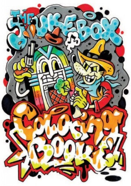 Book cover of: Jukebox Colouring Book. By: Jukebox Cowboys