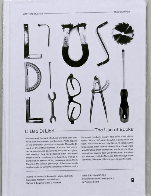 Book cover of: L'Uso Di Libri – The Use of Books