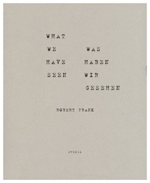 Book cover of: Robert Frank. By: Robert Frank
